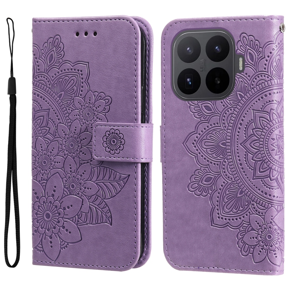 Mandala könyv tok Xiaomi 17T-hez - lila