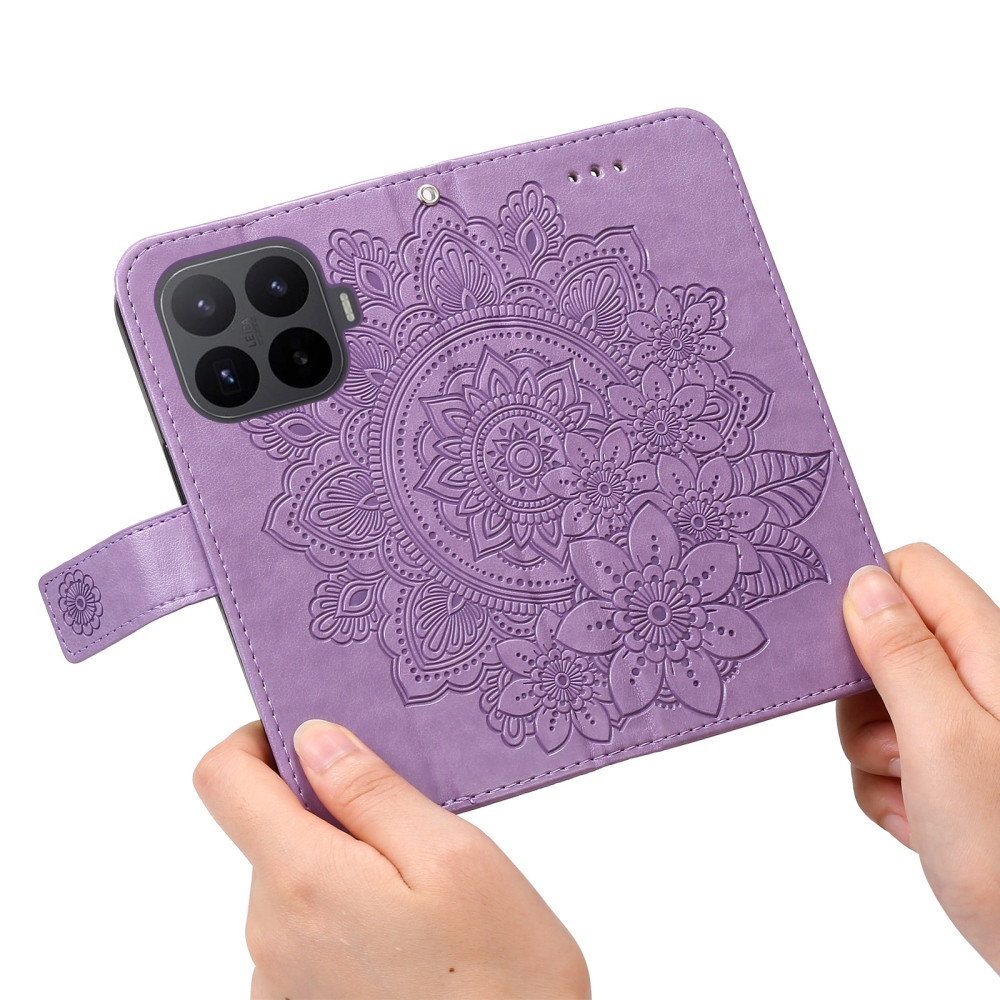 Mandala könyv tok Xiaomi 17T-hez - lila