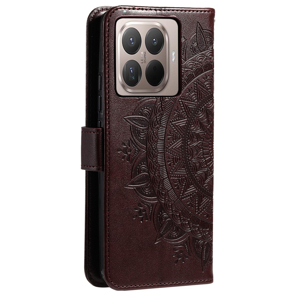 Mandala könyvtáska Xiaomi 17T-hez - barna