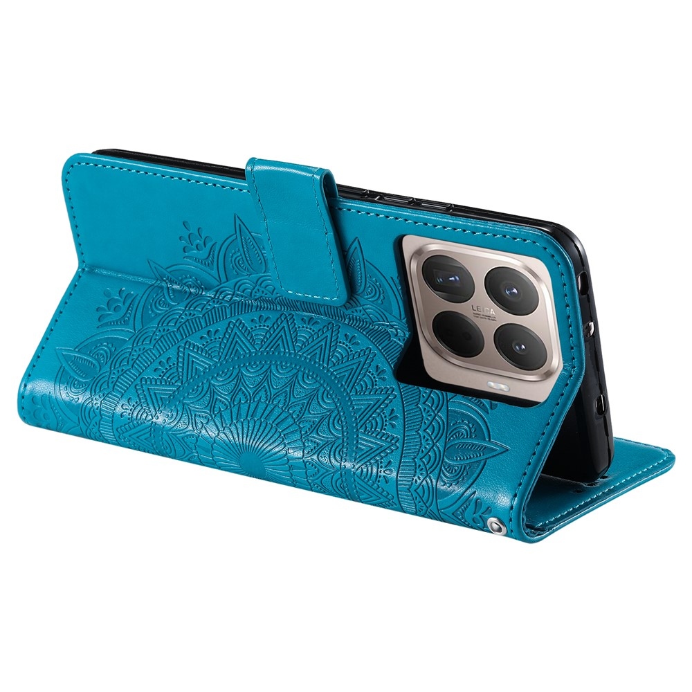 Mandala könyv tok Xiaomi 17T-hez - kék