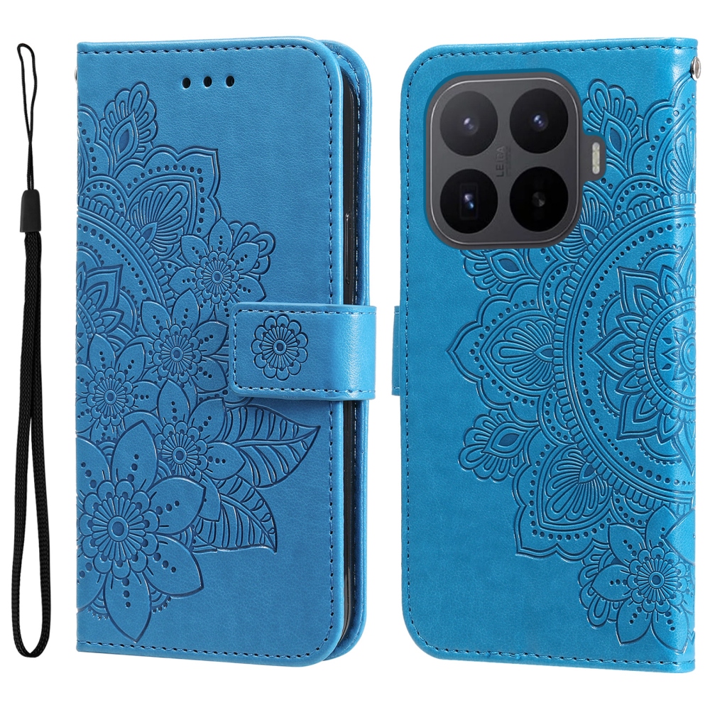 Mandala könyv tok Xiaomi 17T-hez - kék