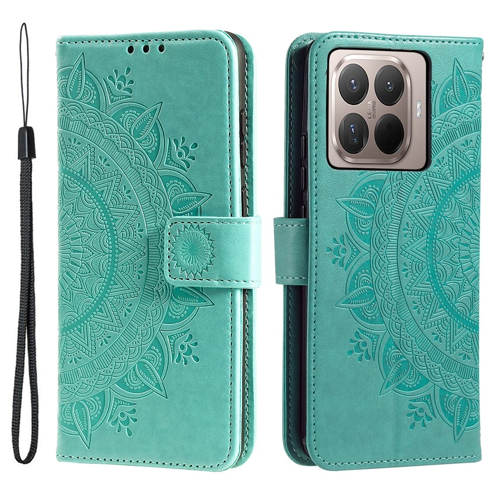 Mandala könyv tok a Xiaomi 17T-hez - kék-zöld