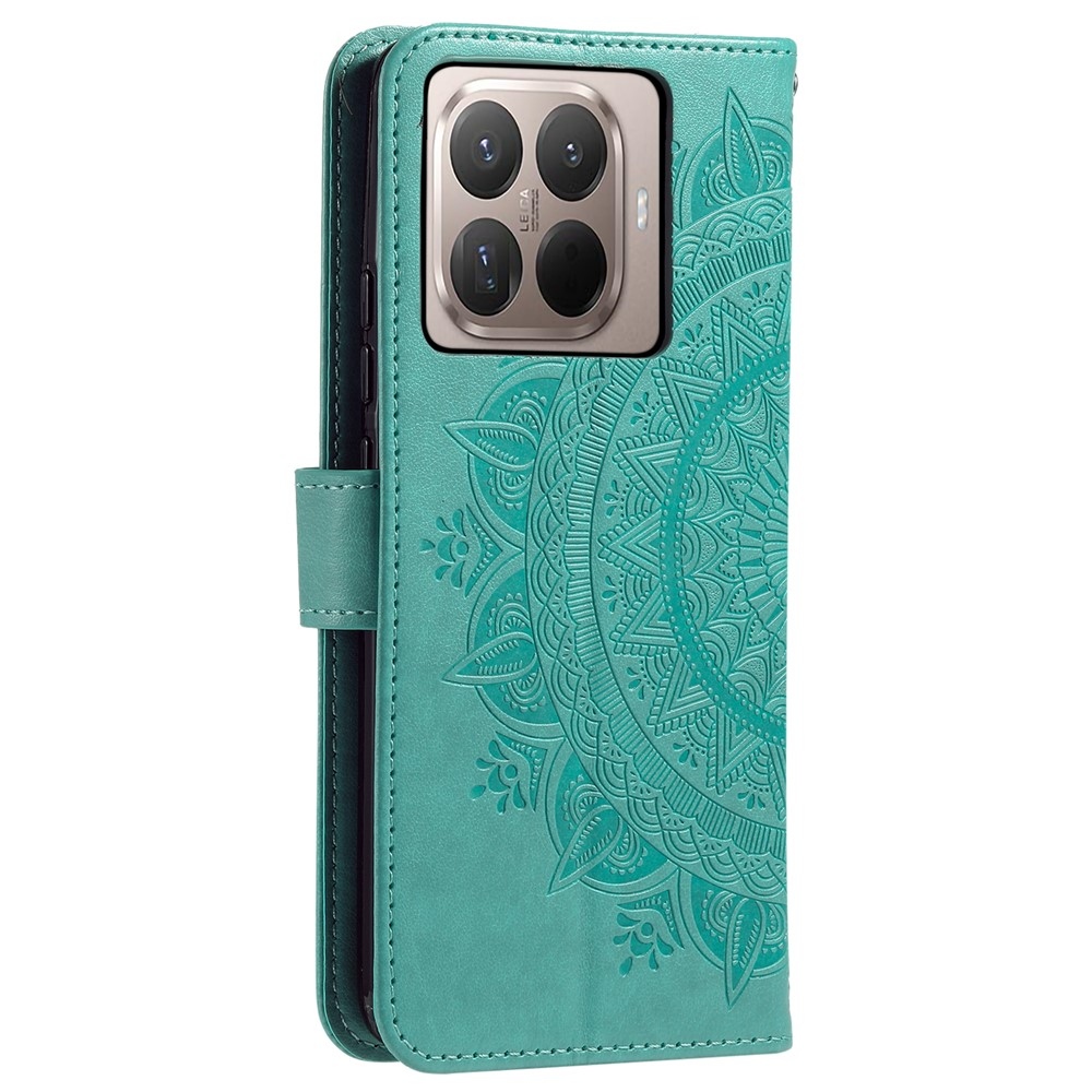 Mandala könyv tok a Xiaomi 17T-hez - kék-zöld