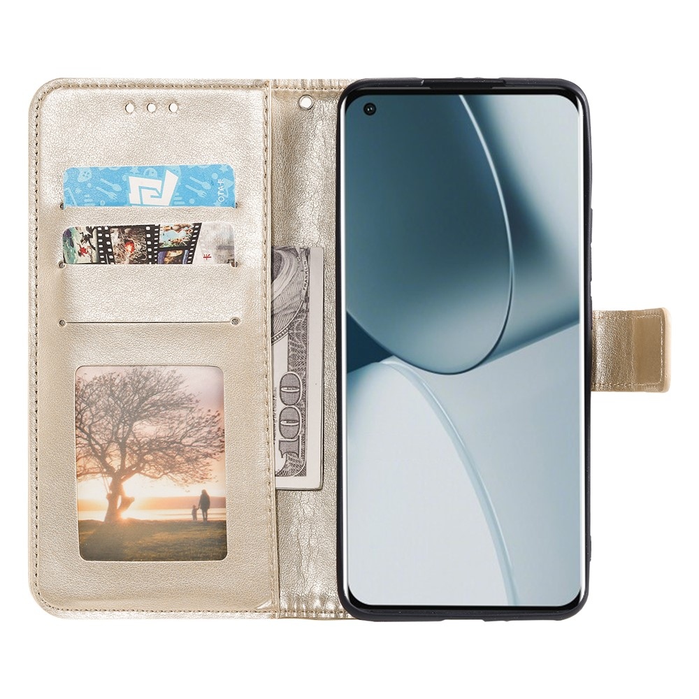 Mandala könyvformájú mobiltelefon-tok a Xiaomi 17T Pro-hoz – arany