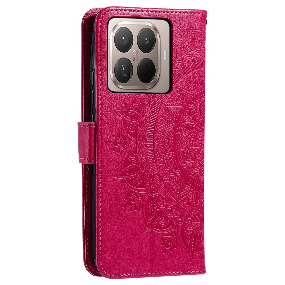 Mandala könyv tok a Xiaomi 17T-hez - rózsa