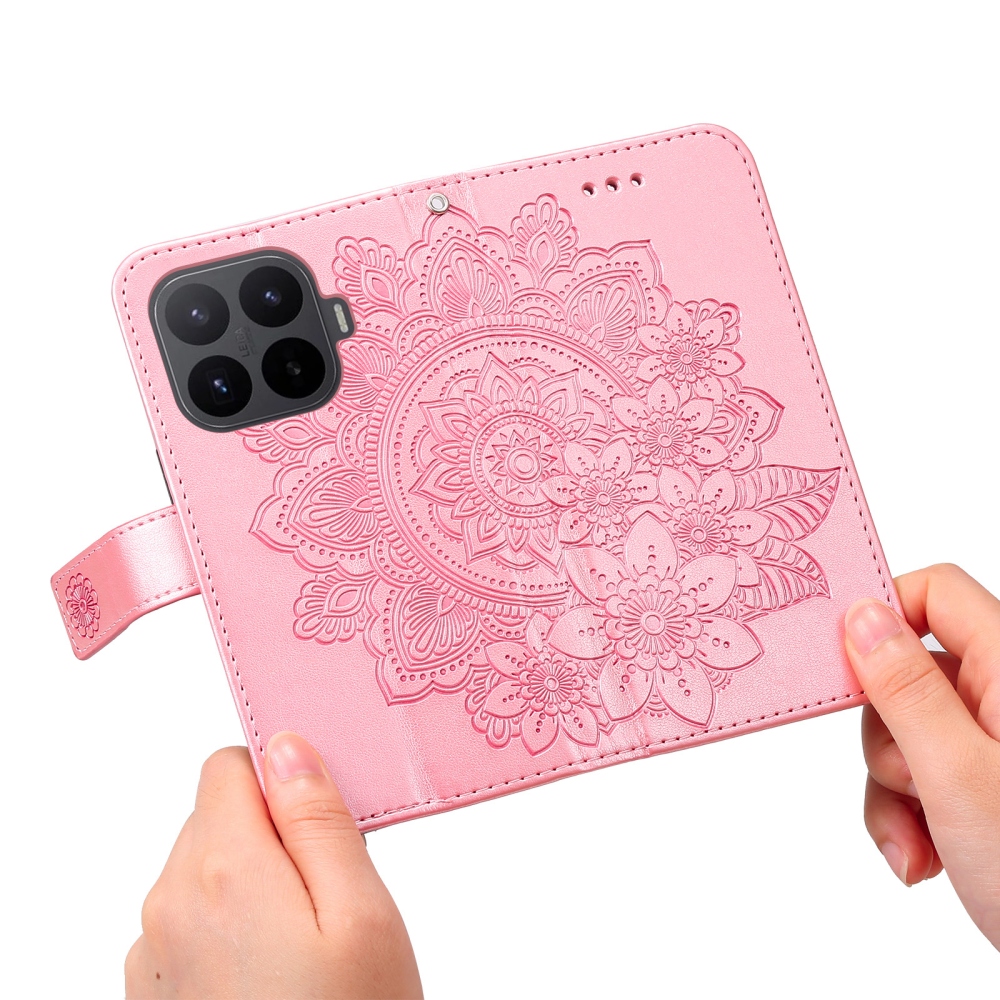 Mandala könyv tok Xiaomi 17T-hez - rózsaszín