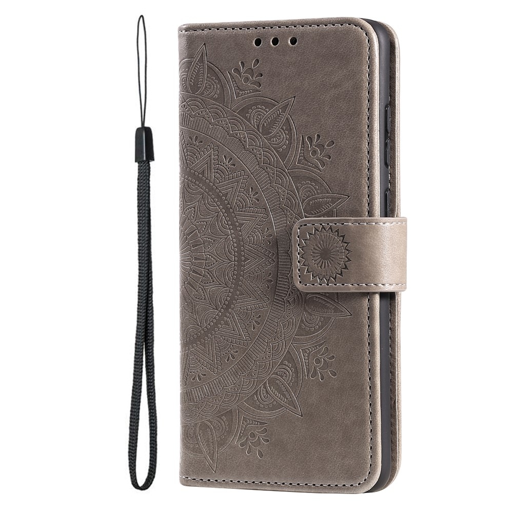 Mandala könyv tok Xiaomi 17T-hez - szürke