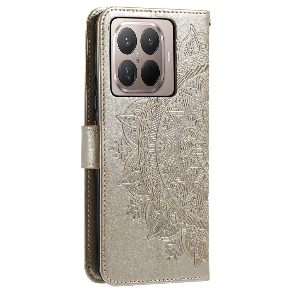 Mandala könyv tok Xiaomi 17T-hez - arany színű