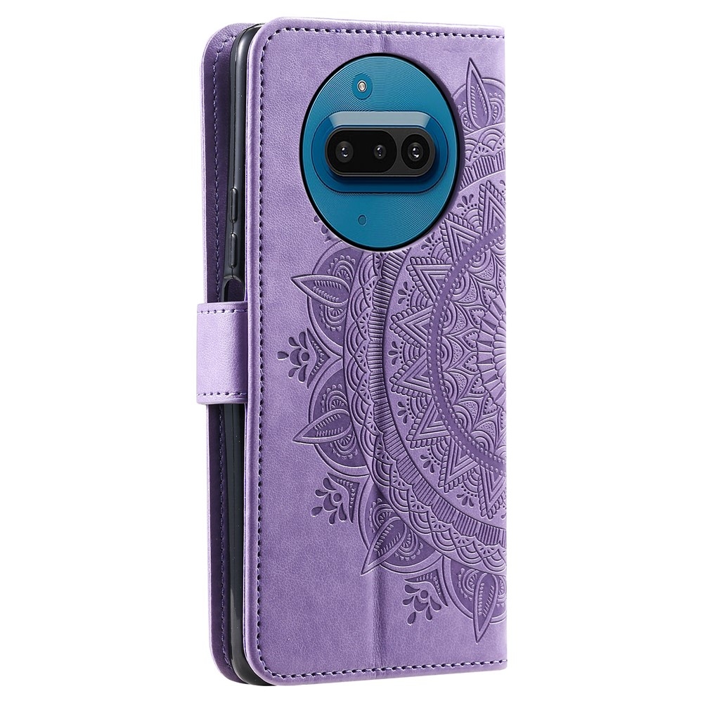 Mandala könyvtáska a Nothing telefonhoz (3a) - lila