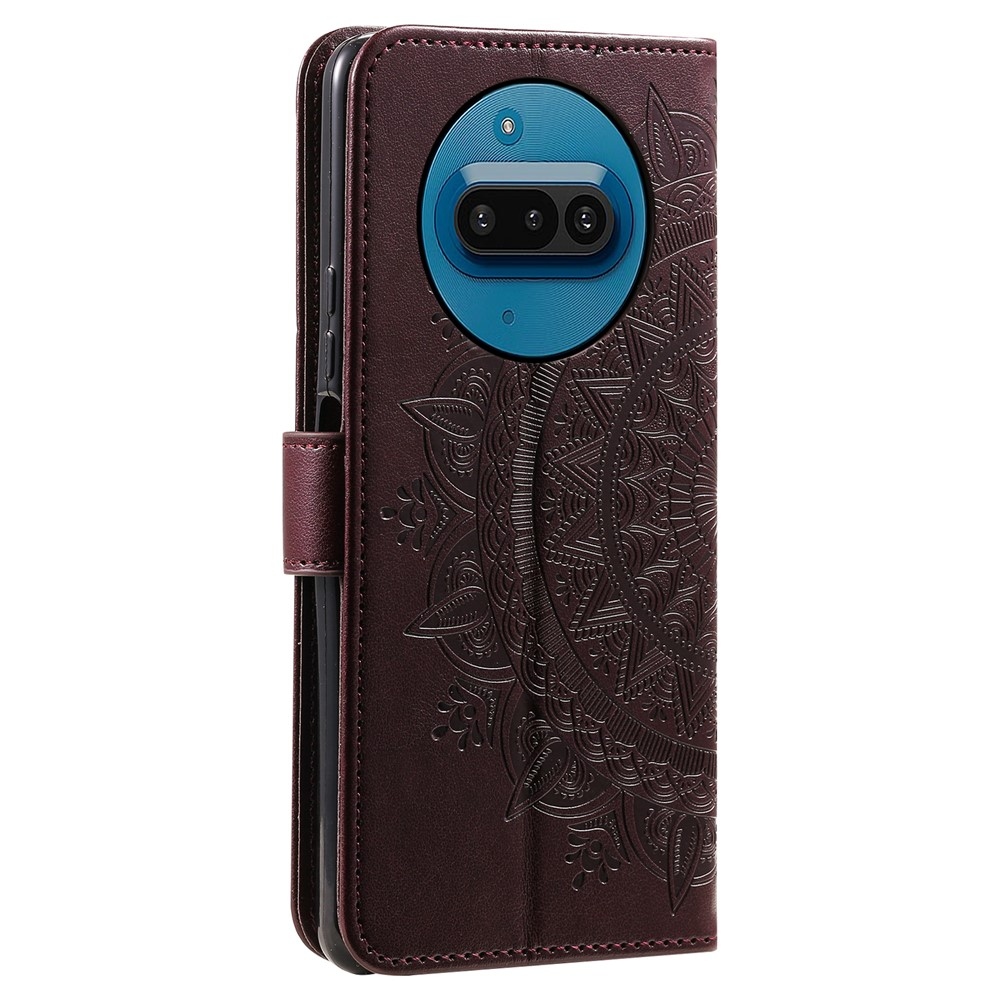 Mandala könyvtáska a Nothing telefonhoz (3a) - barna
