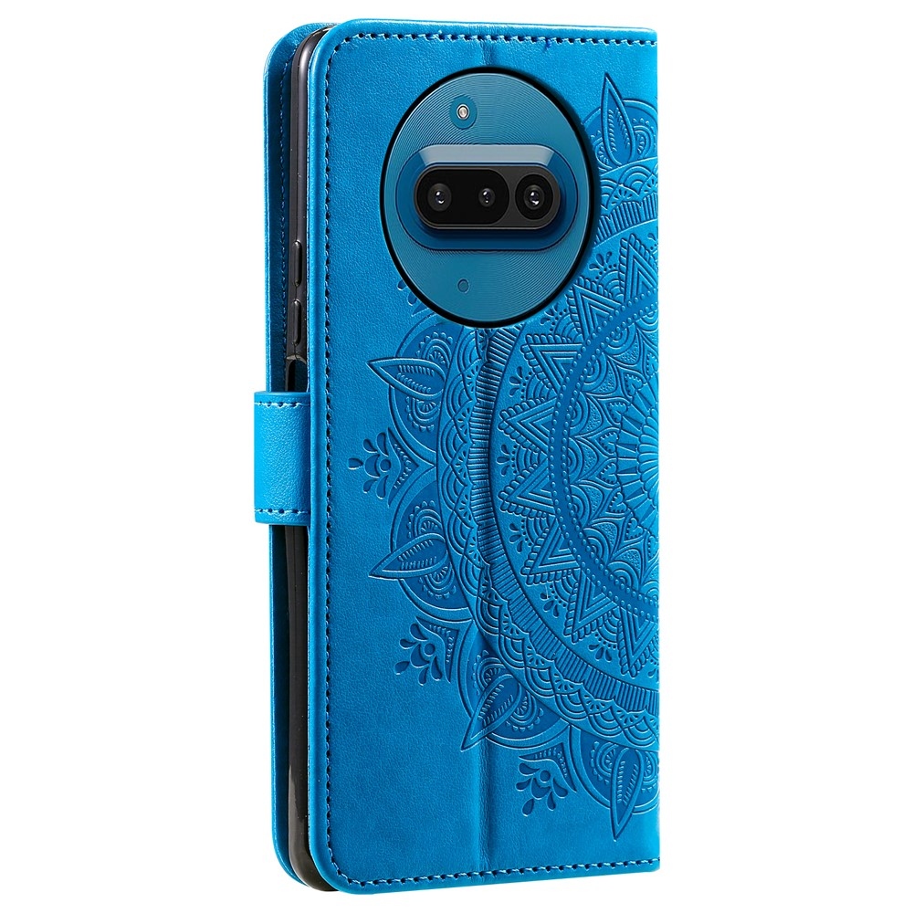 Mandala könyvtáska a Nothing telefonhoz (3a) - kék