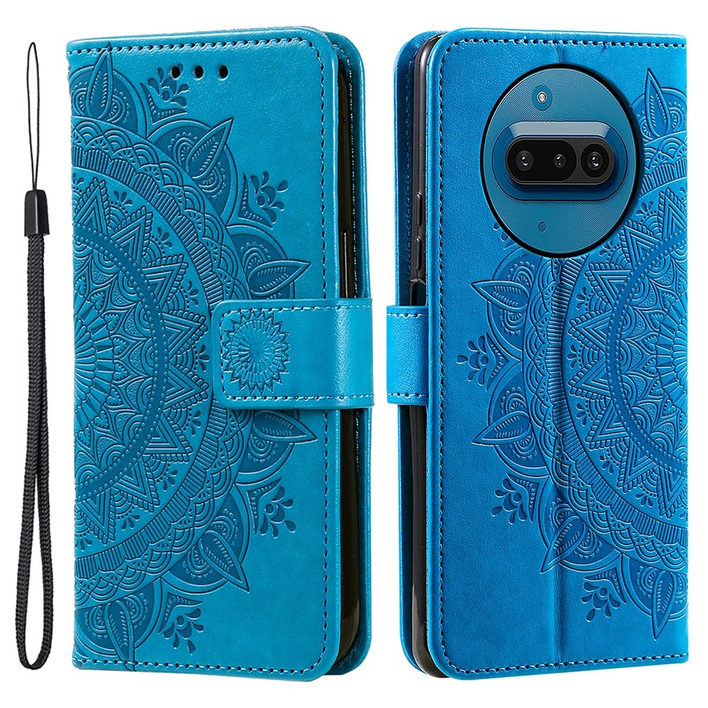 Mandala könyvtáska a Nothing telefonhoz (3a) - kék