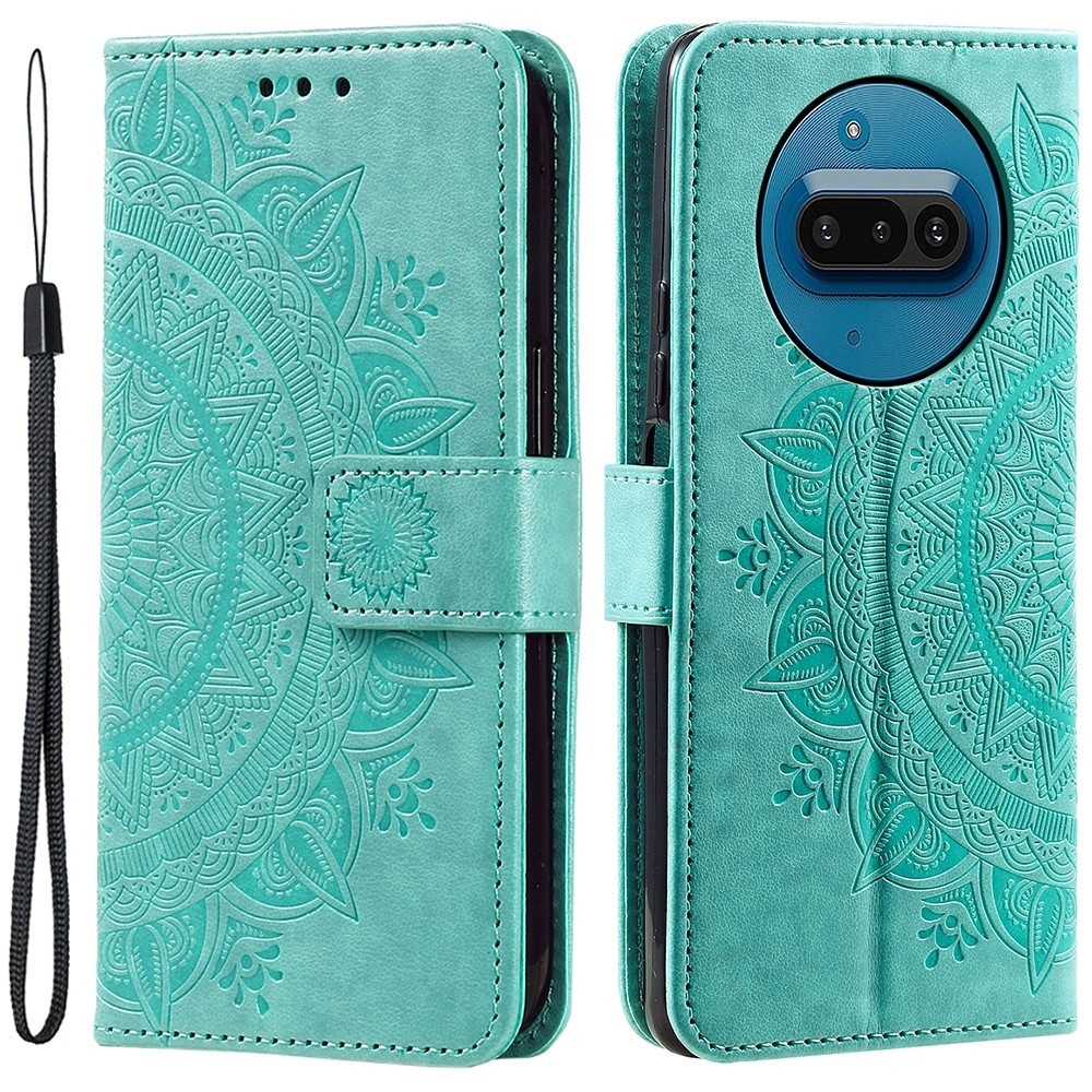Mandala könyvtáska a Nothing telefonhoz (3a) - teal színű