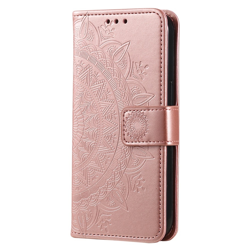 Mandala könyvtáska Nothing Phone telefonhoz (3a) - rózsaarany