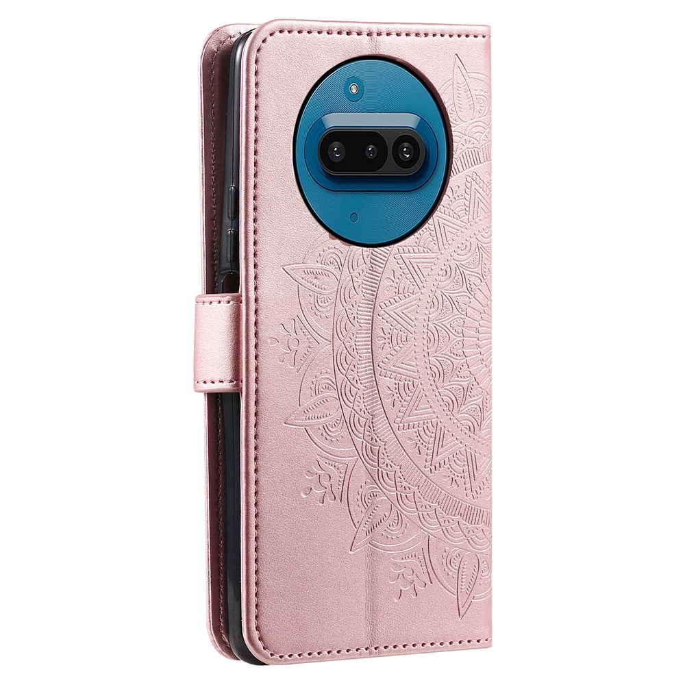 Mandala könyvtáska Nothing Phone telefonhoz (3a) - rózsaarany