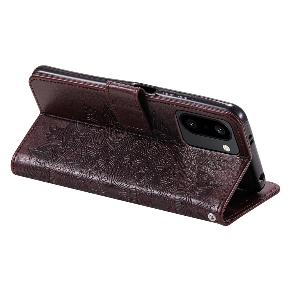 Mandala könyv tok a OnePlus 15R 5G készülékhez - barna