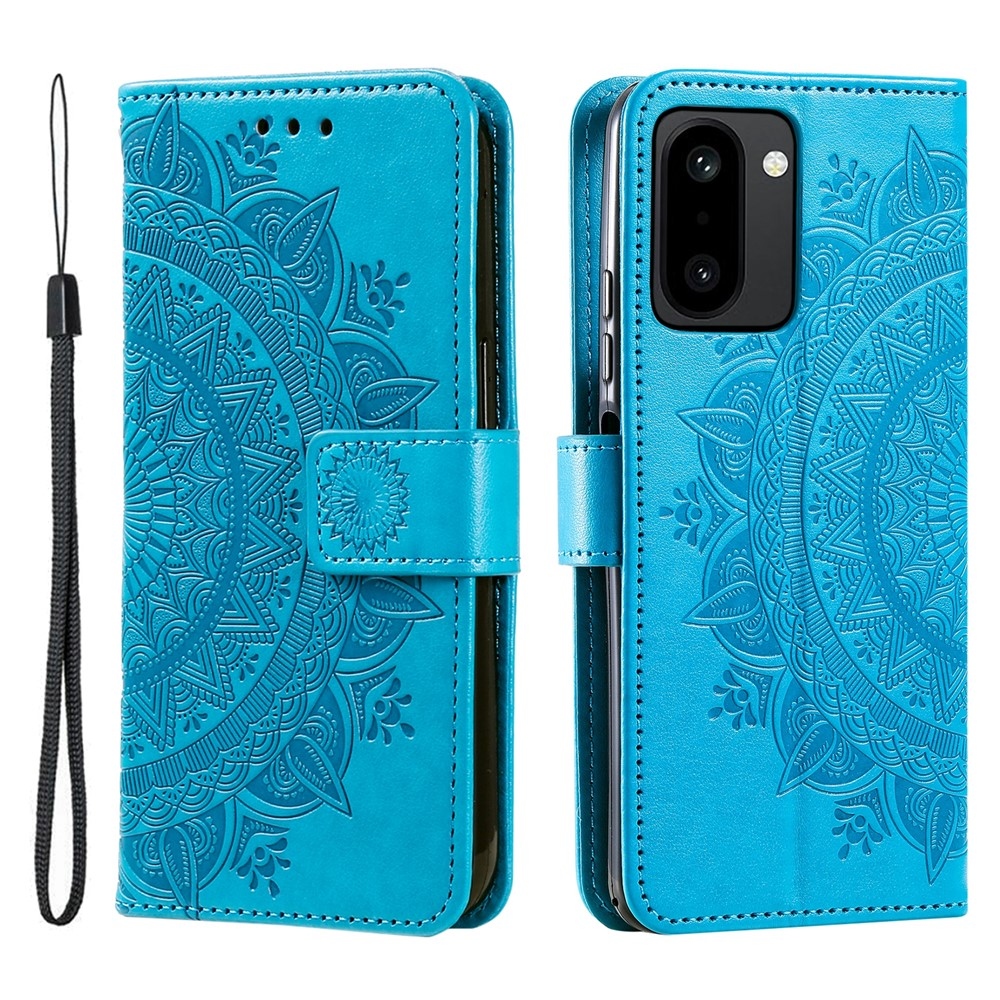 Mandala könyv tok a OnePlus 15R 5G készülékhez - kék