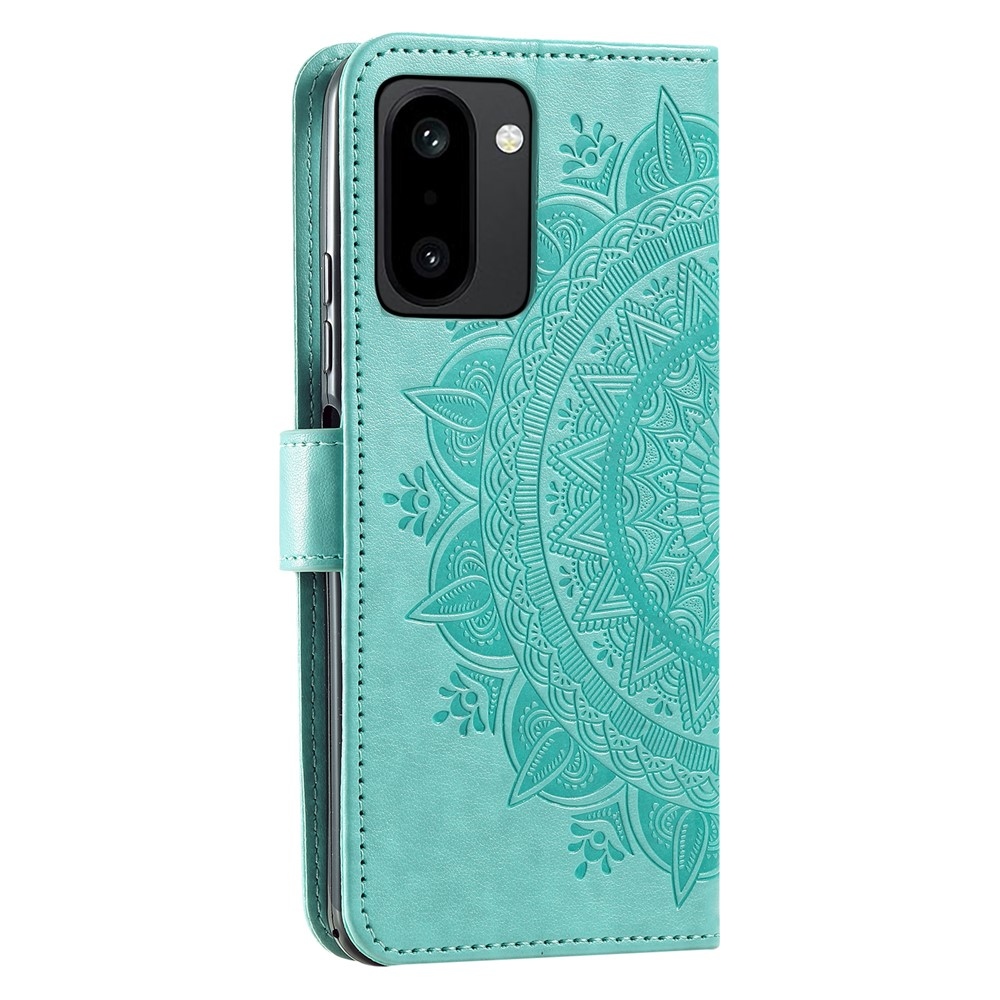 Mandala könyv tok a OnePlus 15R 5G számára - teal színű