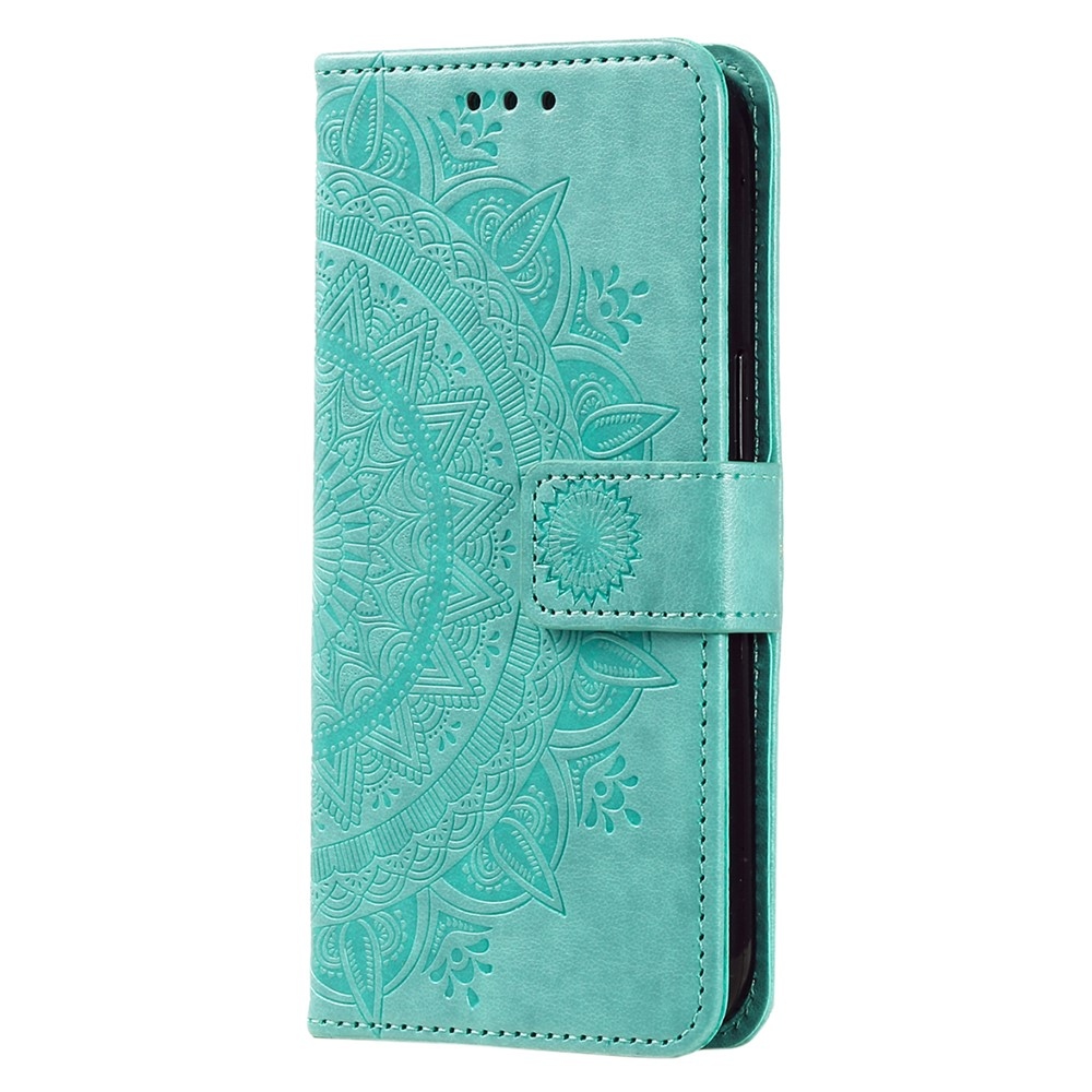 Mandala könyv tok a OnePlus 15R 5G számára - teal színű