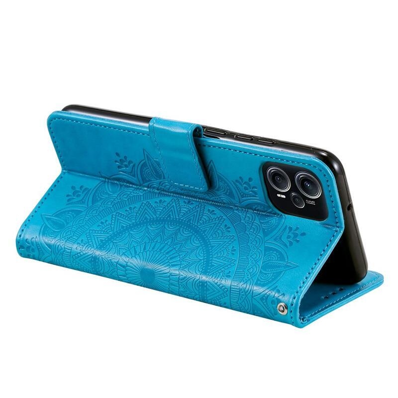 Mandala könyv tok Xiaomi Poco F5-hez - kék