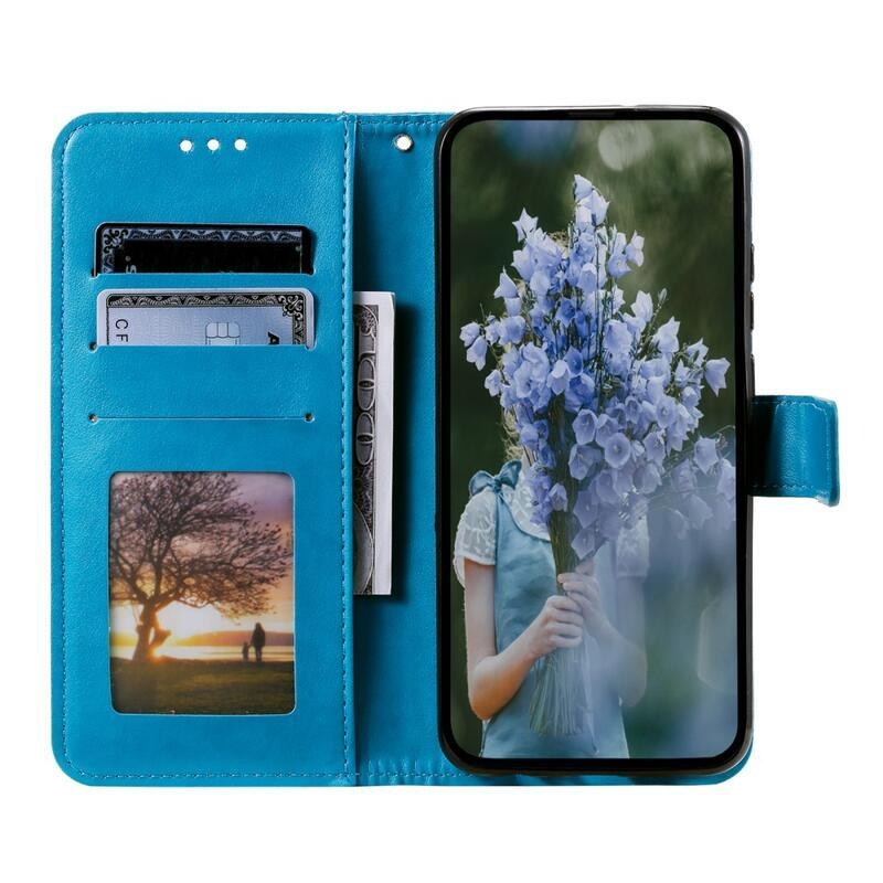 Mandala könyv tok a Xiaomi Poco F5 Pro készülékhez - kék