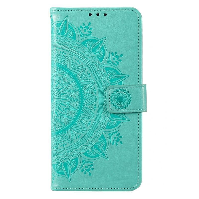 Mandala könyv tok a Xiaomi Poco F5 Pro számára - teal színű