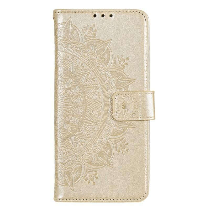 Mandala könyv tok a Xiaomi Poco F5 Pro számára - arany színben