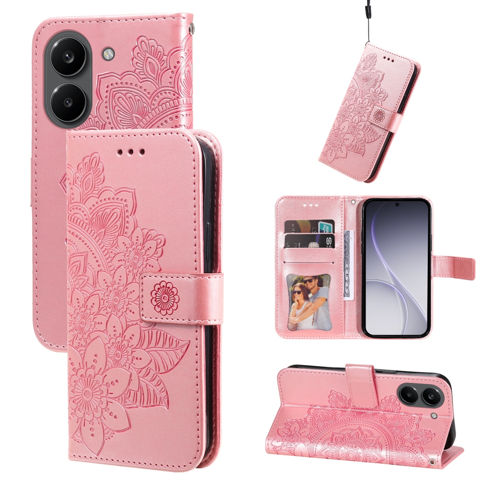 Mandala könyv tok a Xiaomi Poco X8 Pro 5G számára - rózsaszín