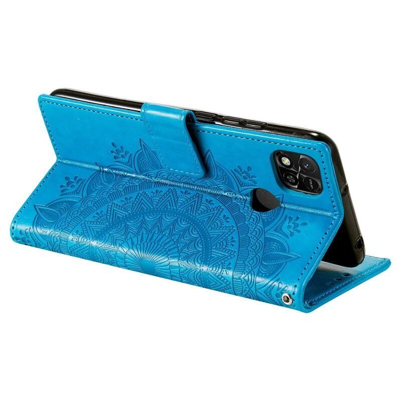 Mandala könyv tok a Xiaomi Redmi 10A-hoz - kék