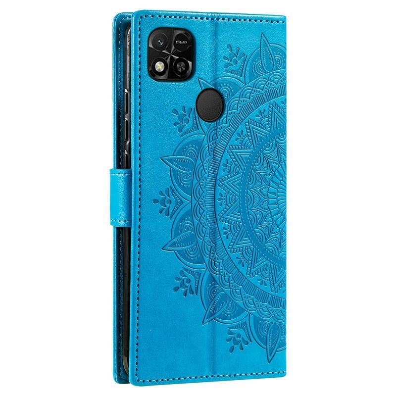 Mandala könyv tok a Xiaomi Redmi 10A-hoz - kék