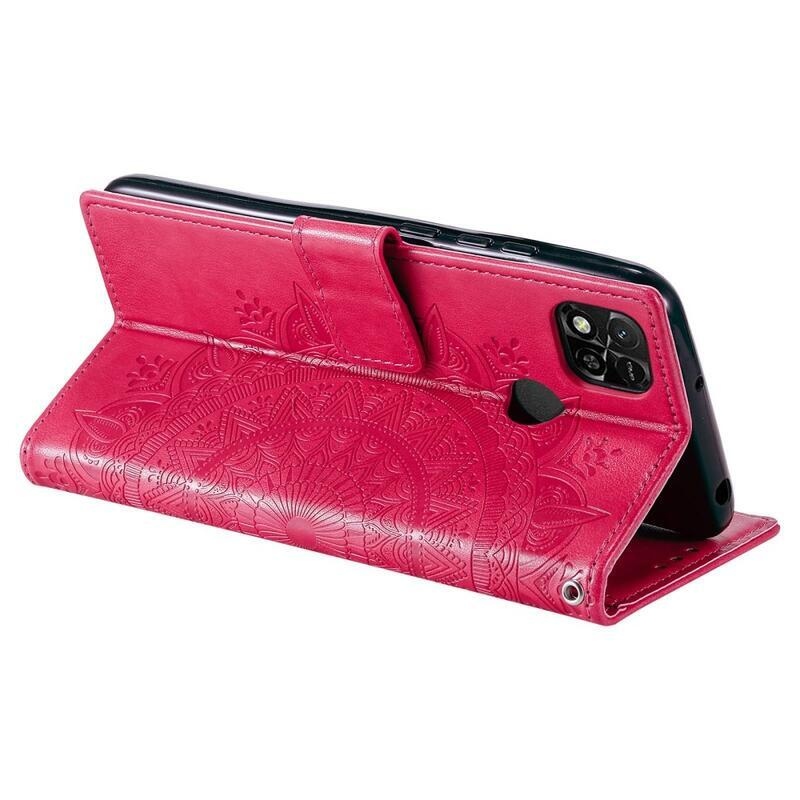 Mandala könyv tok Xiaomi Redmi 10A - rózsa