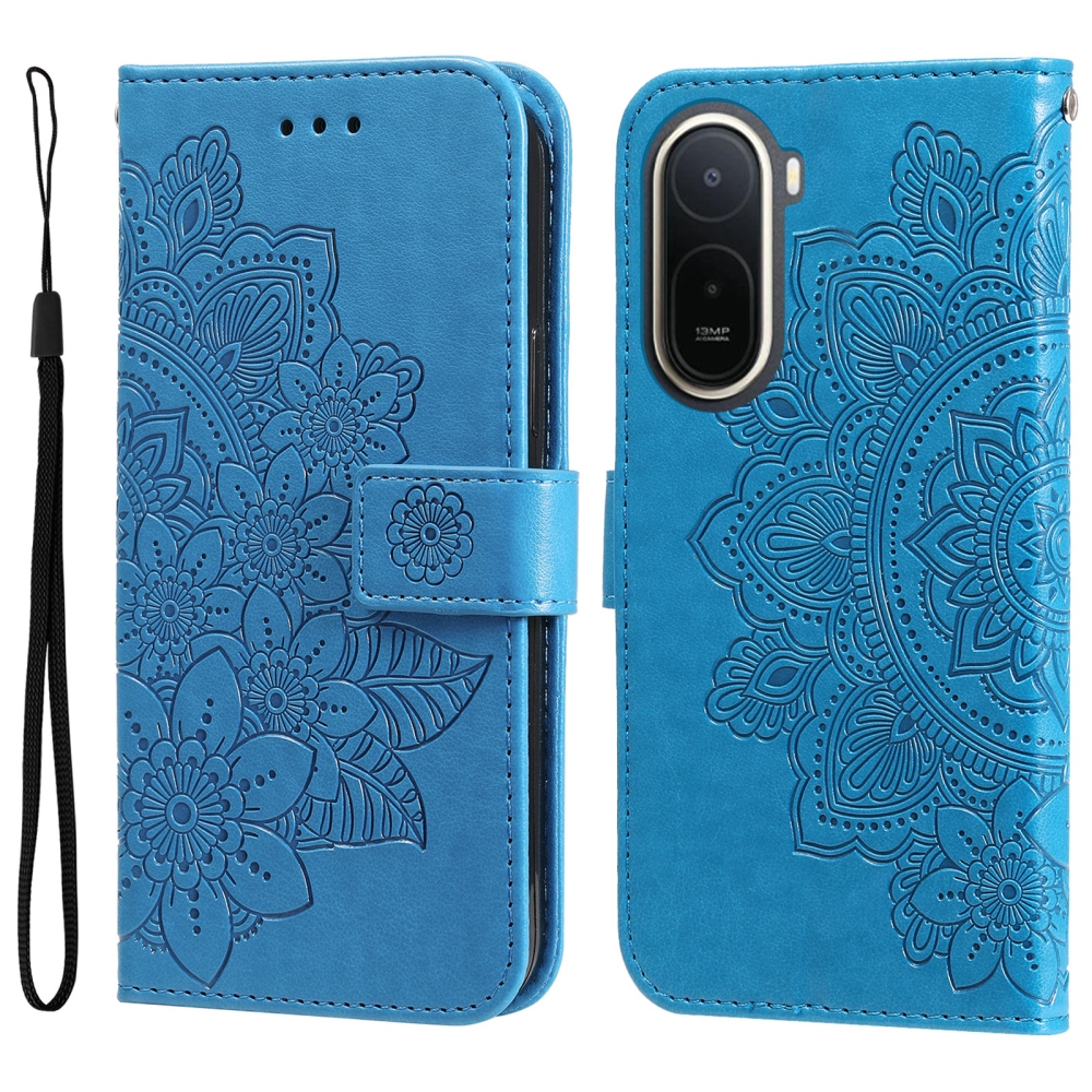 Mandala könyv tok a Xiaomi Redmi A7 Pro készülékhez - kék