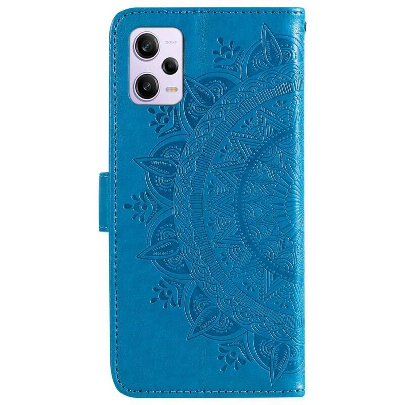 Mandala könyv tok a Xiaomi Redmi Note 12 Pro+ 5G számára - kék