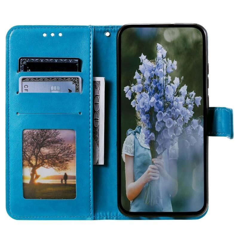 Mandala könyv tok a Xiaomi Redmi Note 12 Pro+ 5G számára - kék