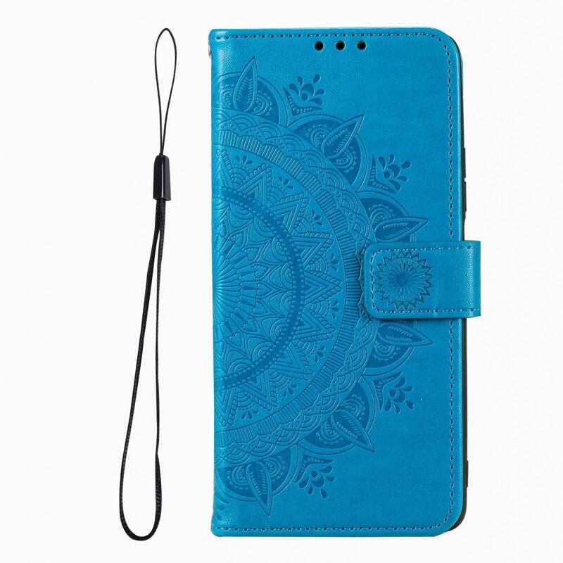 Mandala könyv tok a Xiaomi Redmi Note 12 Pro+ 5G számára - kék