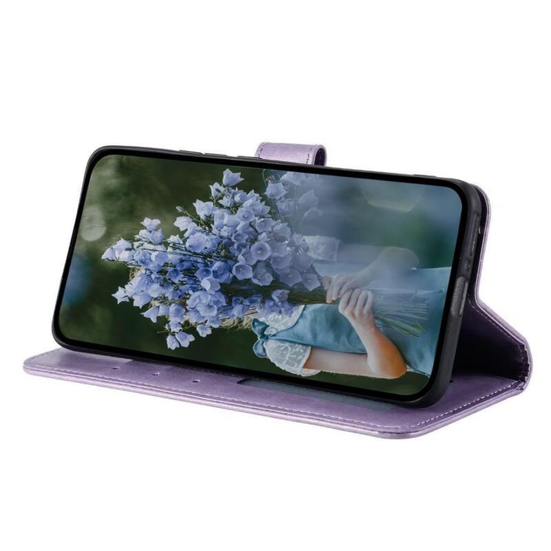 Mandala könyv tok Xiaomi Redmi Note 12S-hez - lila