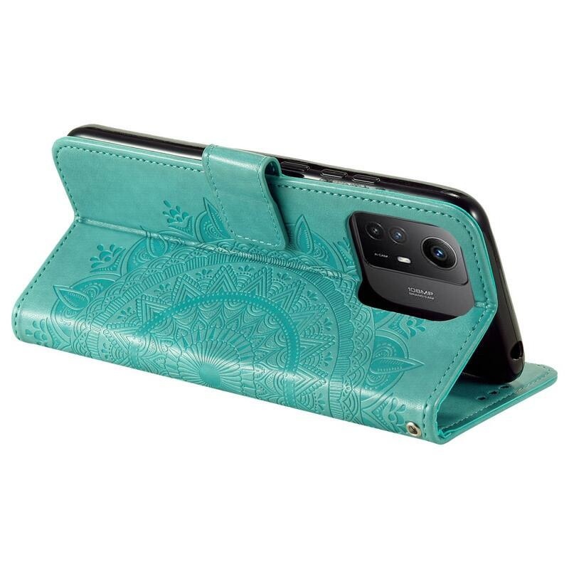 Mandala könyv tok a Xiaomi Redmi Note 12S-hez - teal színű