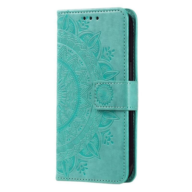 Mandala könyv tok a Xiaomi Redmi Note 12S-hez - teal színű