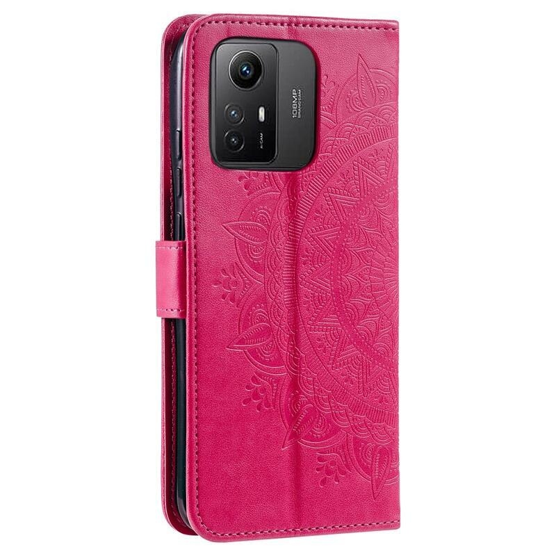 Mandala könyv tok a Xiaomi Redmi Note 12S-hez - rózsaszínű