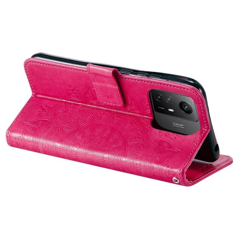 Mandala könyv tok a Xiaomi Redmi Note 12S-hez - rózsaszínű