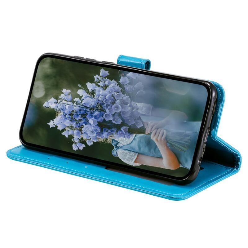 Mandala pénztárca tok Nokia C21 Plus készülékhez - kék