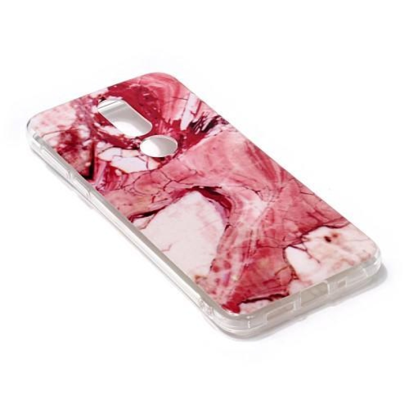 Márvány zselés tok képpel a mobilon Nokia 7.1 - minta 7