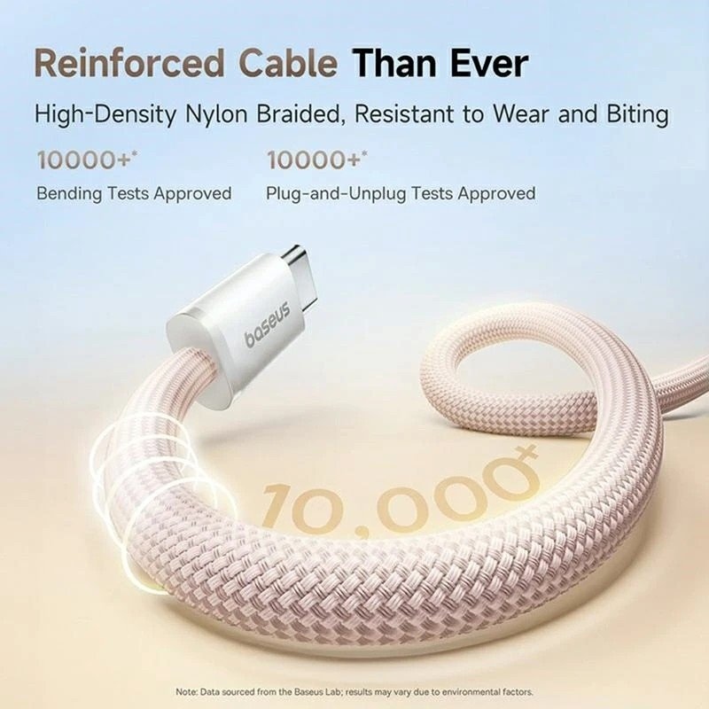 Baseus Dynamic 4 Pro Series USB-C adatkábel - USB-C 100W 1m Baby Pink