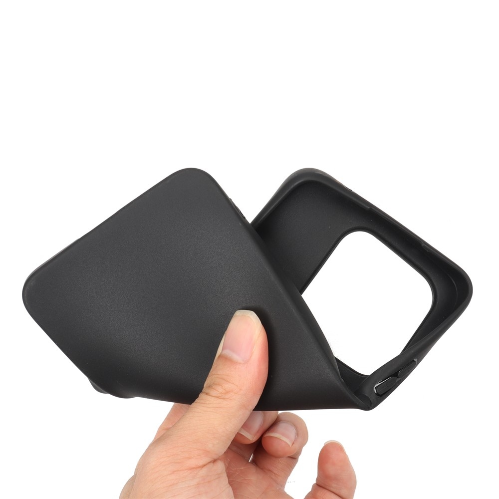 Matt zselés tok a Honor 400 Smart 5G/4G/Honor X7d készülékhez - fekete