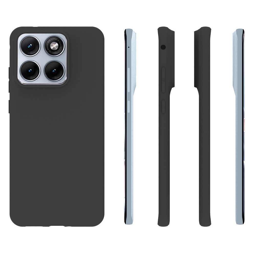 Matt zselés tok a Motorola Edge 70 Fusion 5G készülékhez - fekete