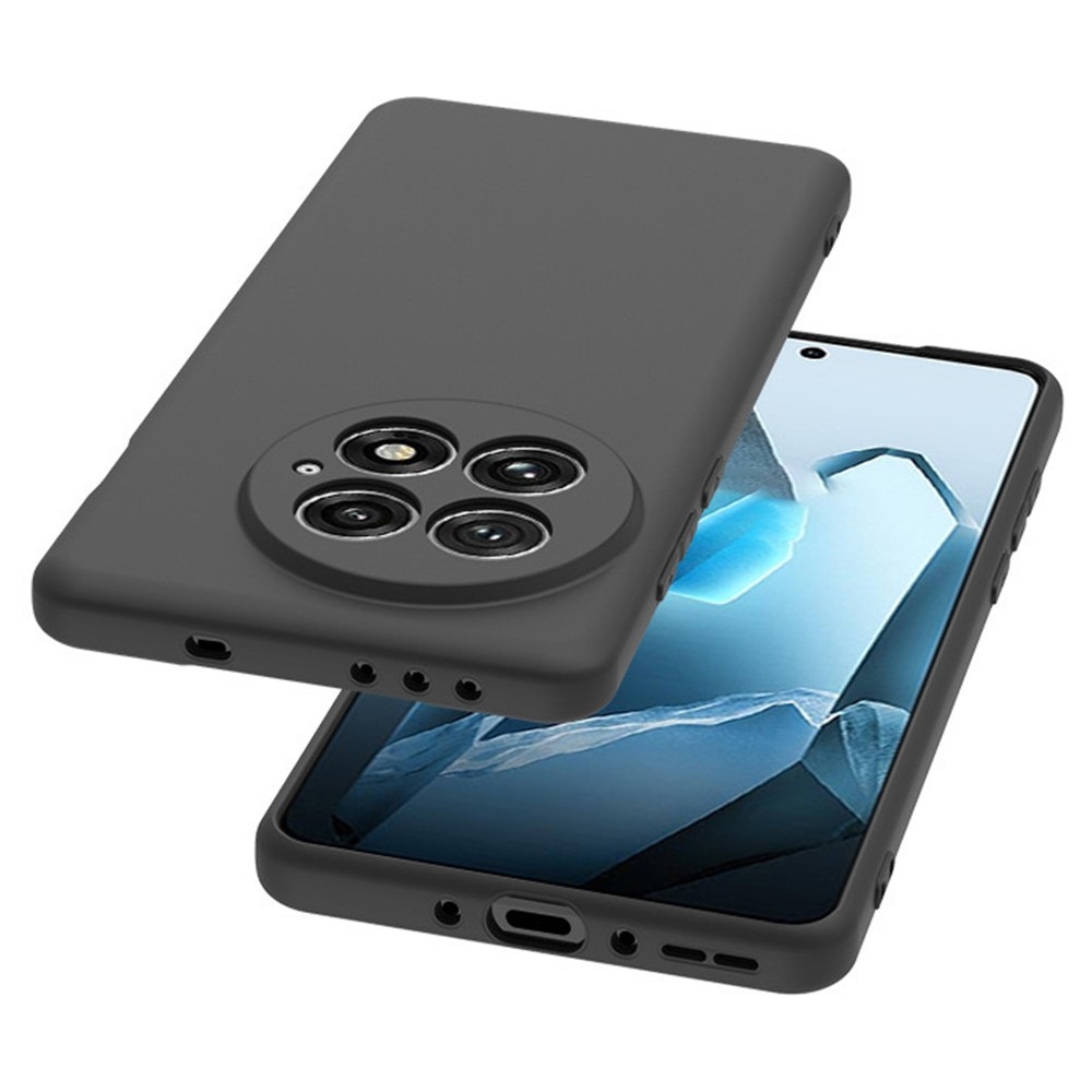 Matt zselés tok OnePlus 13-hoz - fekete