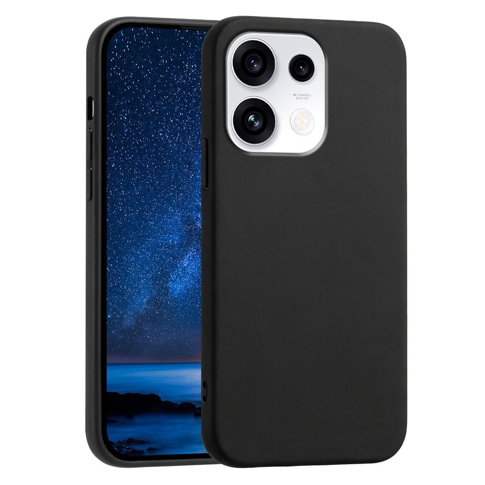 Matt gél tok az Oppo Reno 16 FS 5G mobiltelefonhoz – fekete
