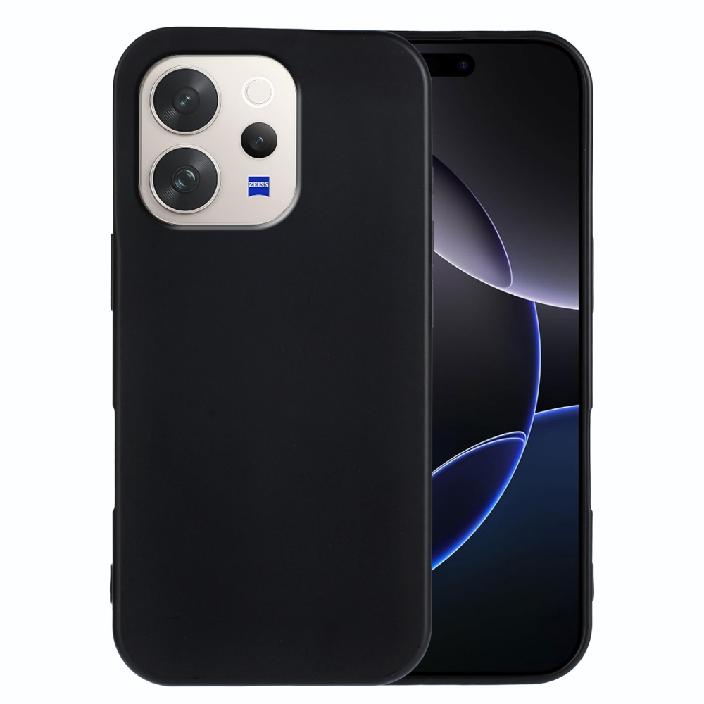 Matt zselés tok a Vivo V70 5G készülékhez - fekete
