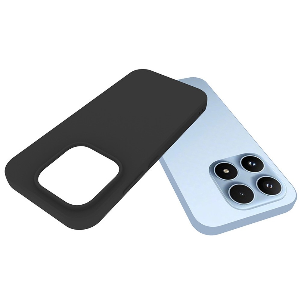 Matt zselés tok Xiaomi 17 - fekete