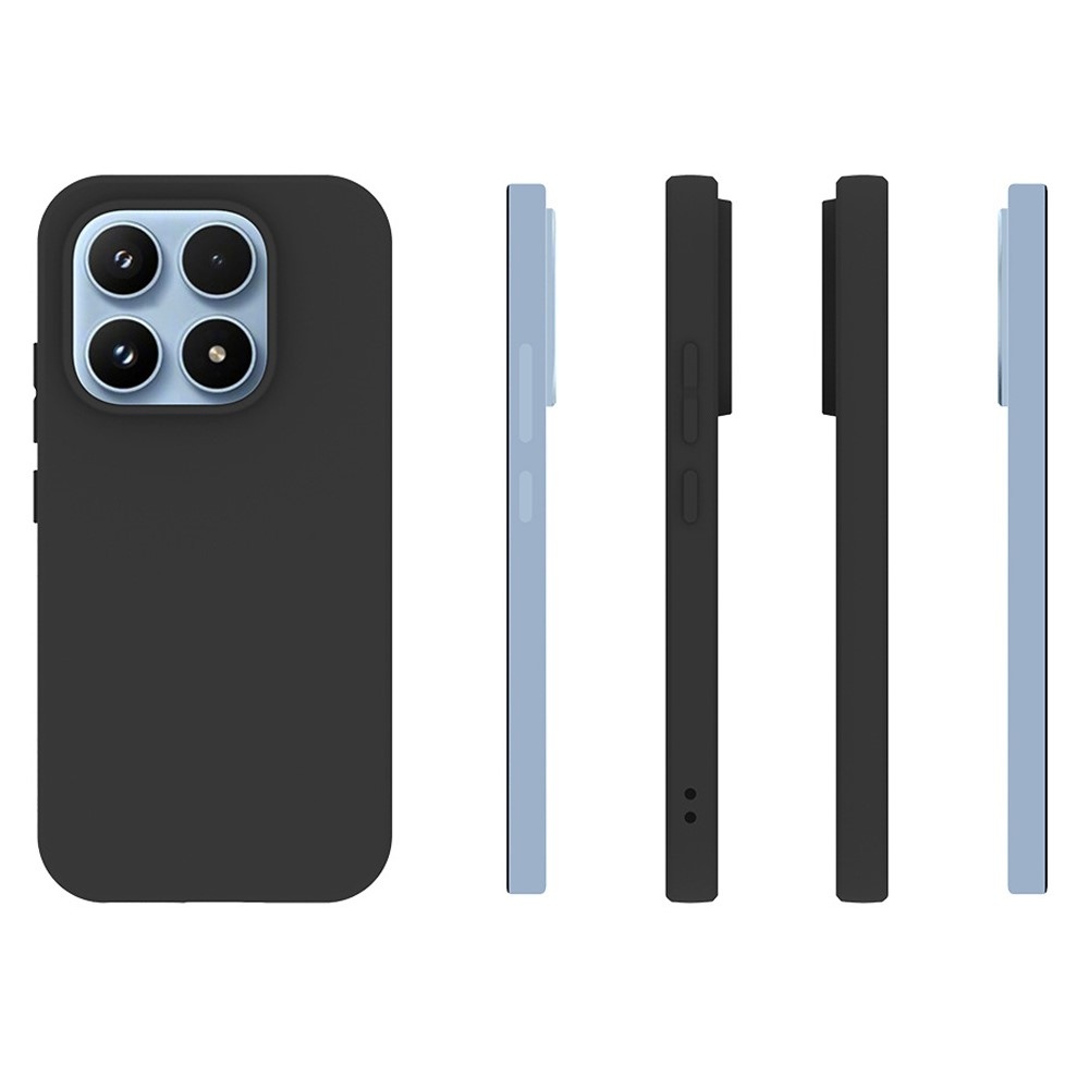 Matt zselés tok Xiaomi 17 - fekete